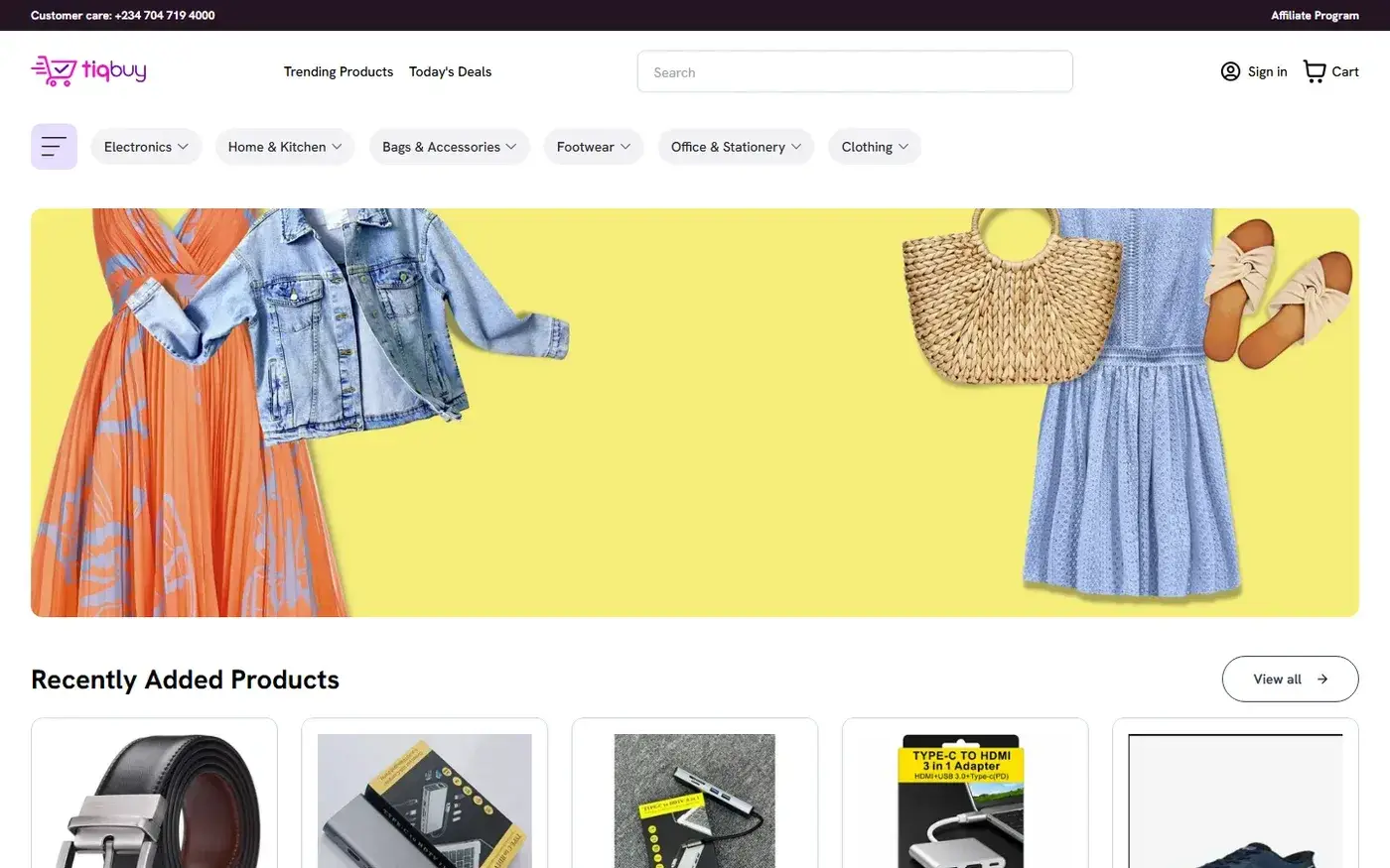 TiqBuy — Nigeria's trusted digital marketplace, built on MedusaJS.